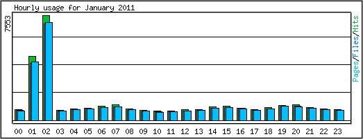 Hourly usage