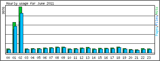 Hourly usage