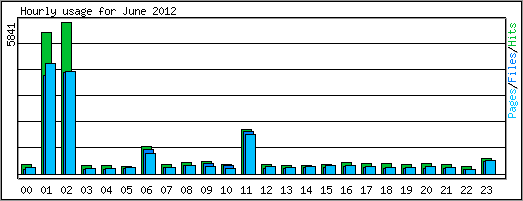 Hourly usage