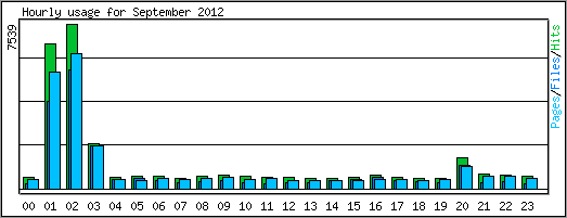 Hourly usage