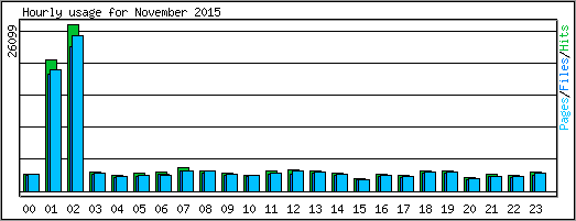 Hourly usage